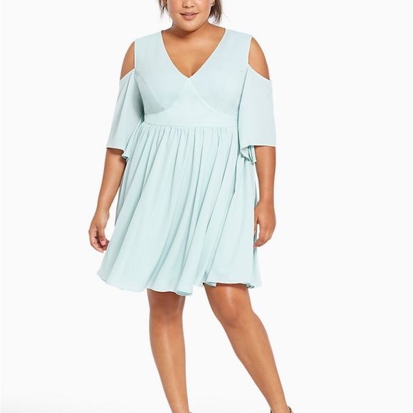 cold shoulder dress size 20